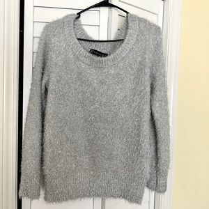 Silver glitter sweater